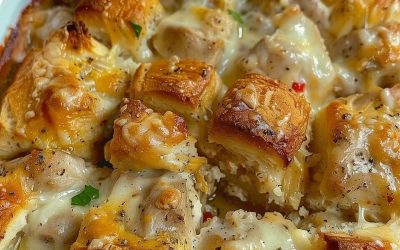 Chicken Bubble Biscuit Bake Casserole
