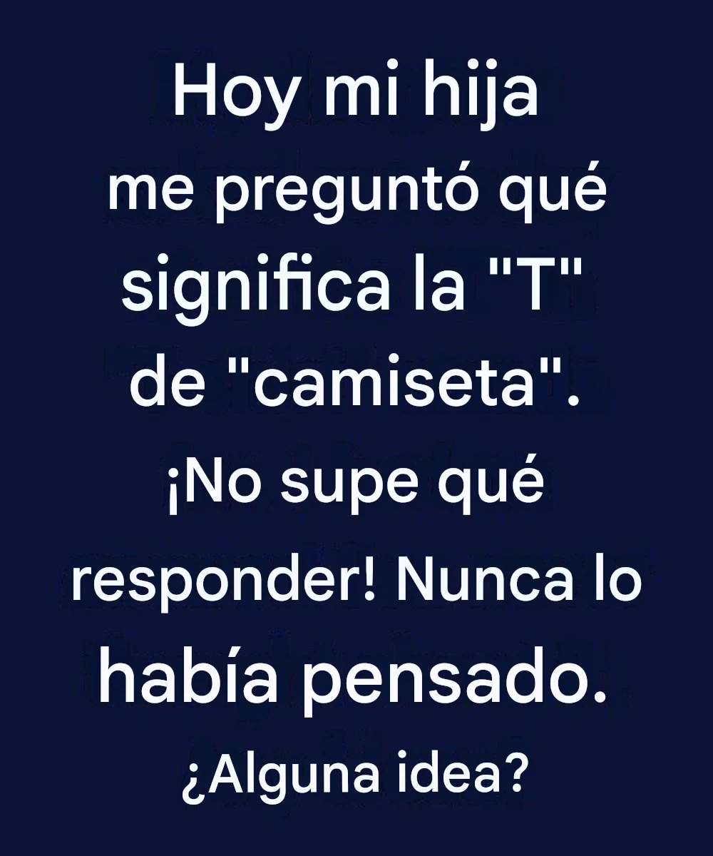 ¿Por qué las llamamos camisetas?