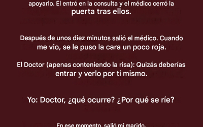 Mi marido empezó a oler muy mal…
