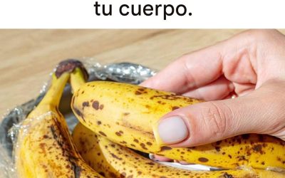 Cuando comes un plátano manchado que se vuelve marrón, esto es lo que sucede en tu cuerpo.