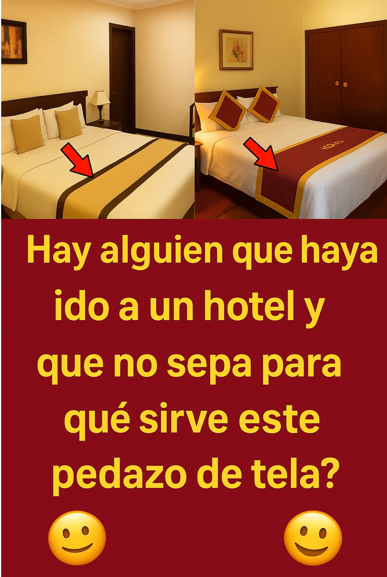 El Misterioso Pedazo de Tela en la Cama del Hotel: ¿Sabes Para Qué Sirve?