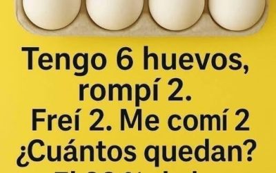 El acertijo de los 6 huevos que confunde al 99% de las personas!