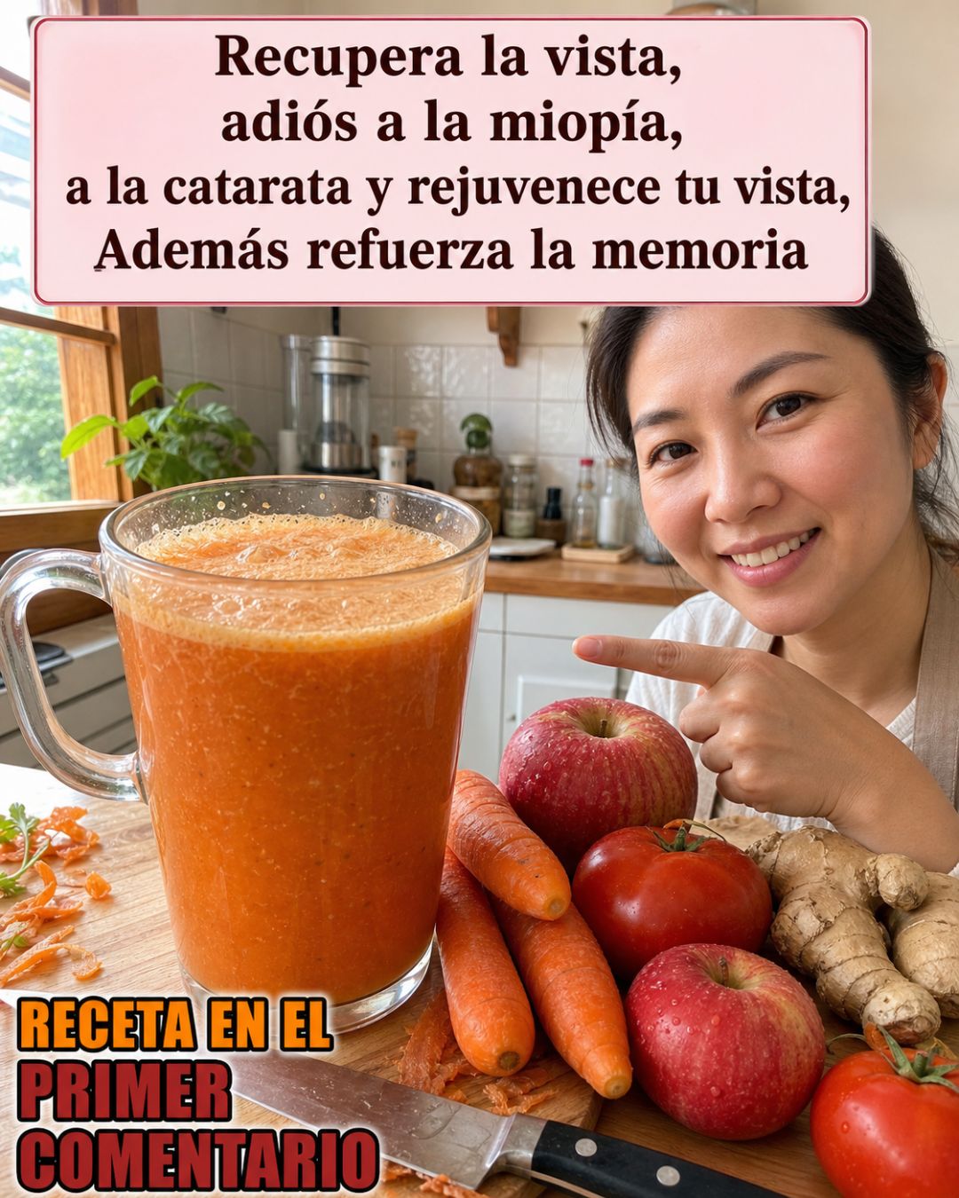 🥕🍎🍅 Recetas Naturales para Mejorar la Vista y la Memoria