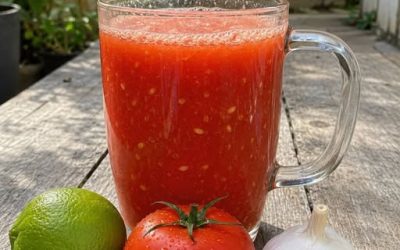 🍅 Limpieza Renal y Próstata: El Jugo Potente de Ajo, Tomate y Limón