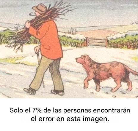 ¿Puedes encontrar el error en esta escena nevada?