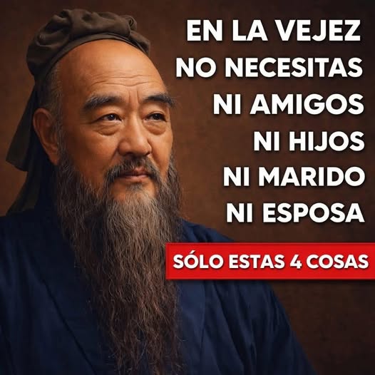 4 principios de Confucio que harán feliz la vejez