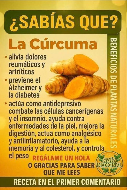 Los Beneficios de la Cúrcuma y una Receta para Aprovecharla