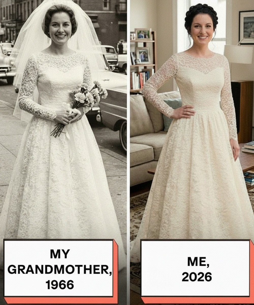 Decidí ponerme el vestido de novia de mi abuela, pero mientras lo arreglaba, descubrí una carta oculta que revelaba la verdad sobre mis padres.