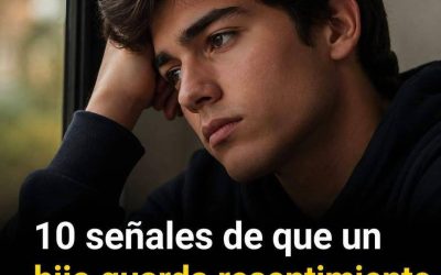 10 señales de resentimiento de un hijo hacia su madre