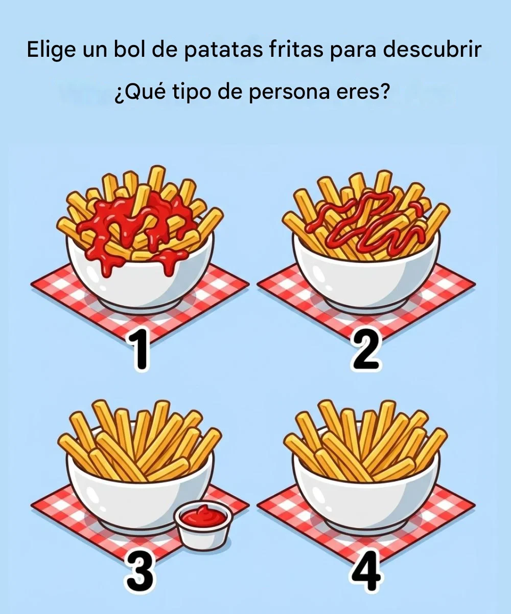 Elige un tazón de papas fritas para descubrir qué tipo de persona eres.
