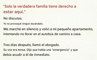 Mi padrastro me crió durante 15 años. Tras su funeral, sus hijos biológicos me impidieron asistir a la apertura del testamento, diciendo: “Solo la familia de verdad tiene derecho a estar aquí”.