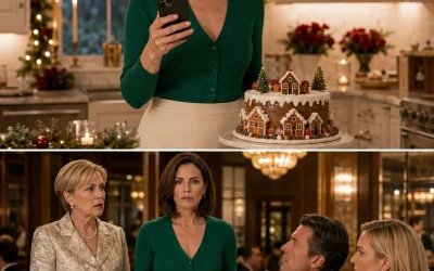 Estaba cortando un pastel de Navidad cuando el mensaje de mi marido iluminó mi teléfono: «Esta noche la dejaré. Entonces solo seremos nosotros, París y el dinero». Entró corriendo, pálido, susurrando: «Claire, no seas dramática».