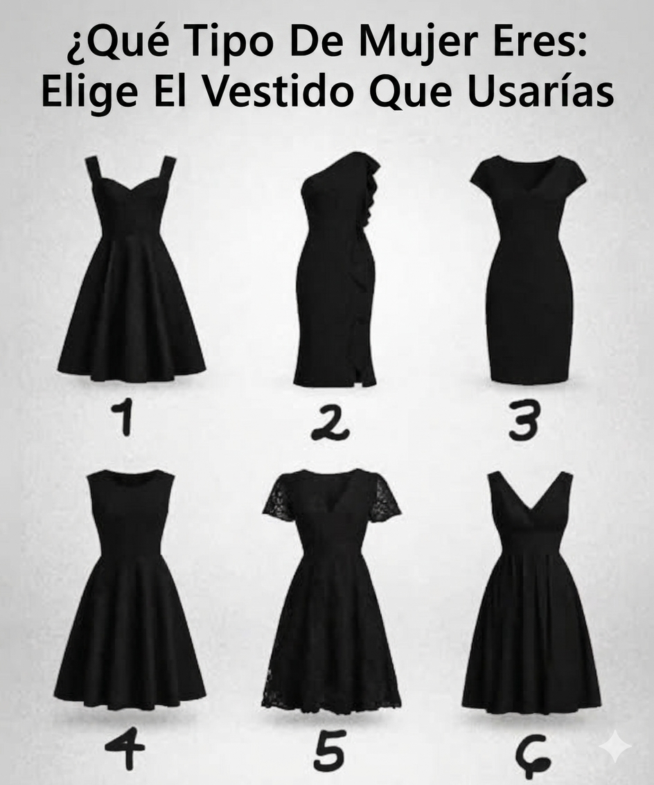 ¿Qué tipo de mujer eres? Elige el vestido que refleje tu personalidad. Mira el primer comentario 👇👏