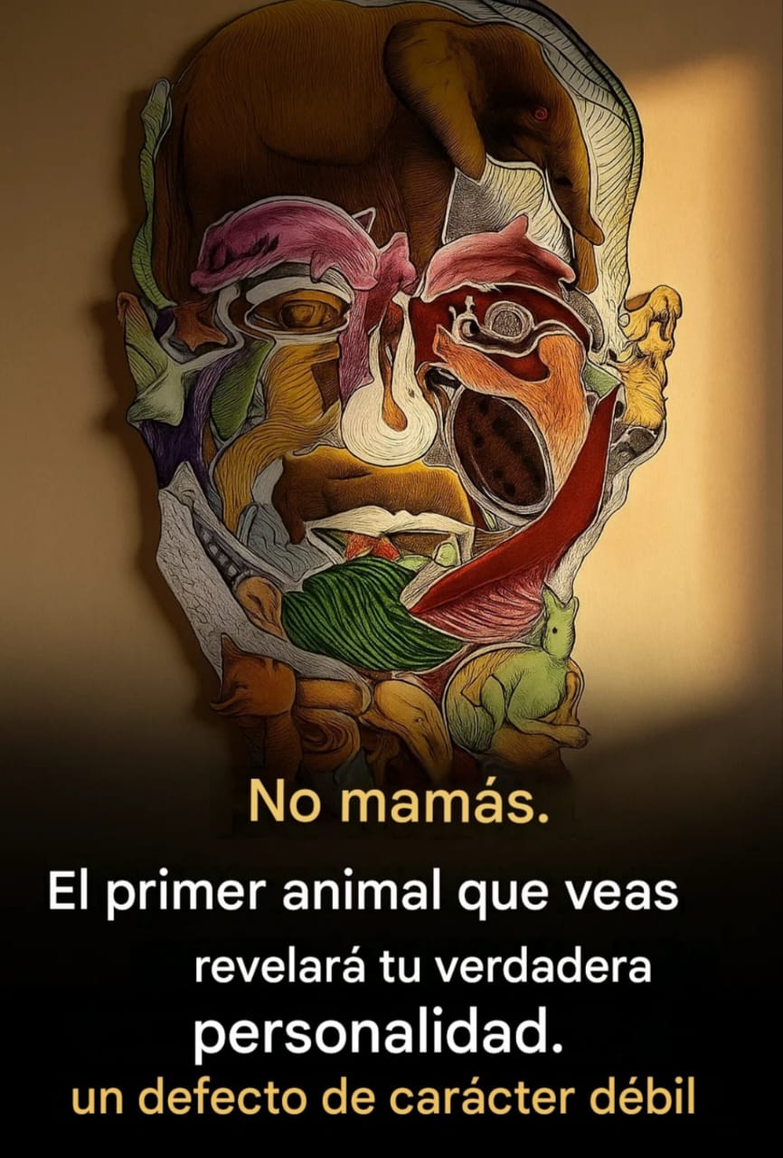 El primer animal que reconozcas en esta ilustración revela tu mayor “debilidad”.👀👇
