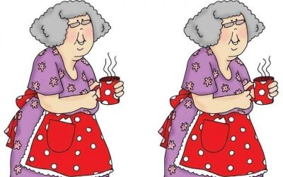 ¿Puedes detectar las diferencias en la hora del té de la abuela?