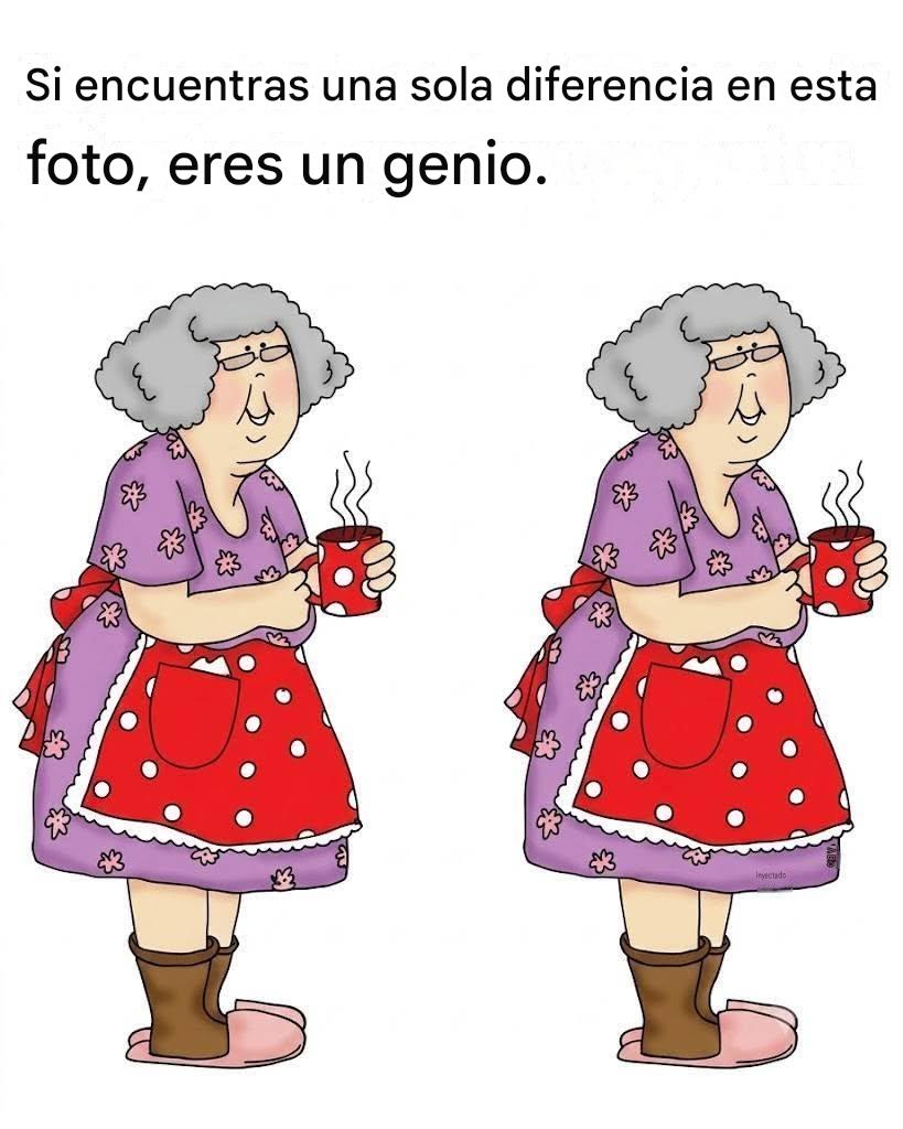 ¿Puedes detectar las diferencias en la hora del té de la abuela?