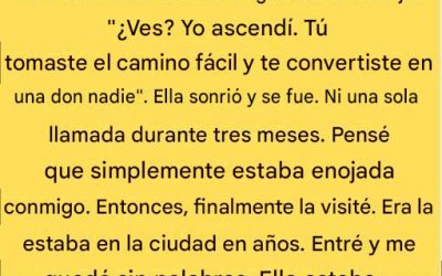 Mi hermana me crió después de que mi madre falleciera. Ella tenía diecinueve años y yo doce.