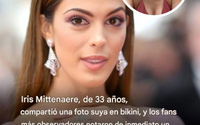 Iris Mittenaere compartió una foto en bikini, pero un detalle que nadie debería haber visto ha causado revuelo en internet. 😳 🧐👇Más información