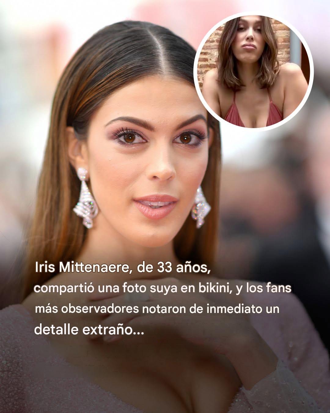 Iris Mittenaere compartió una foto en bikini, pero un detalle que nadie debería haber visto ha causado revuelo en internet. 😳 🧐👇Más información