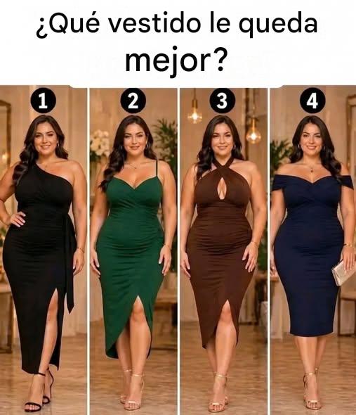 ¿Qué vestido le queda mejor?