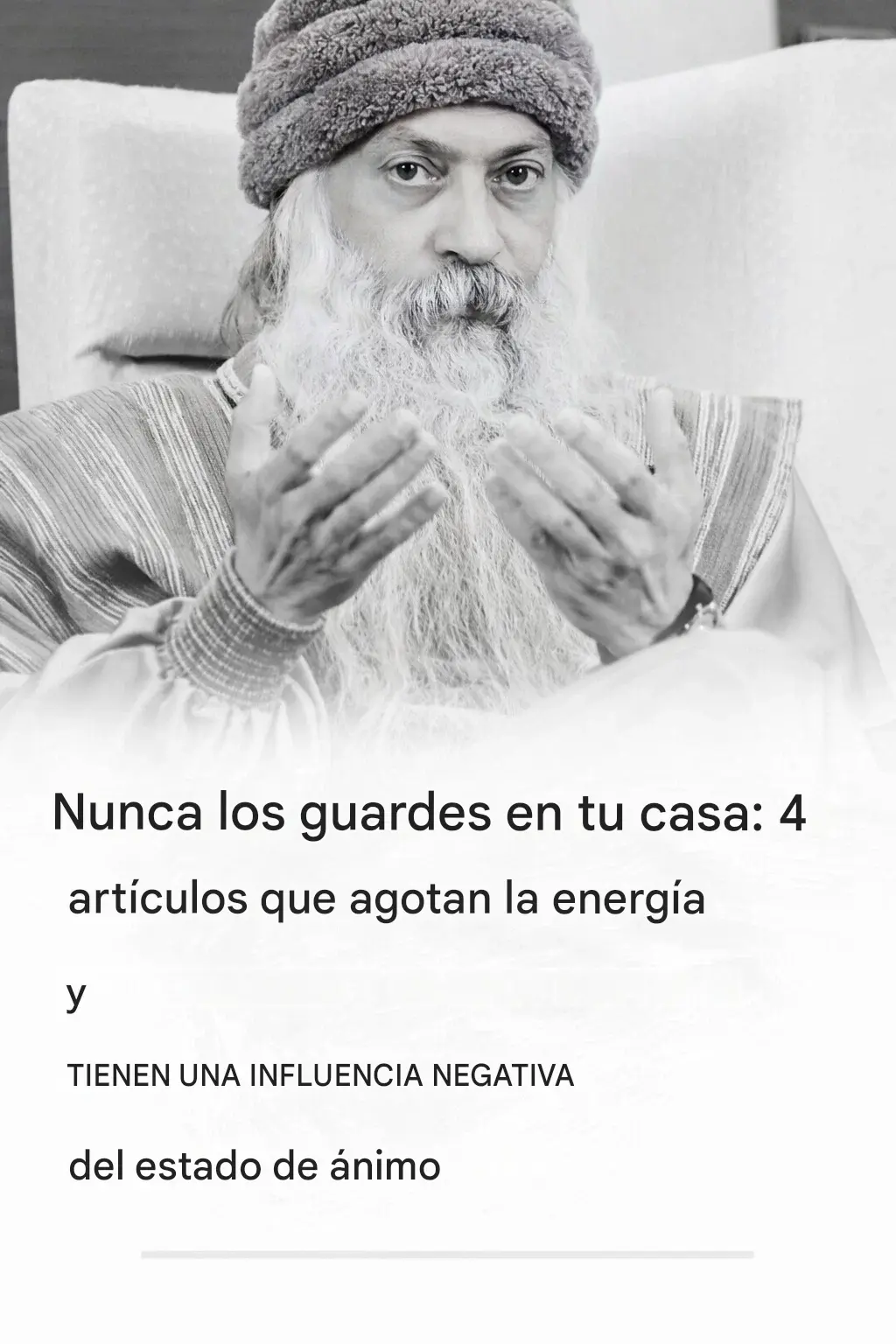 Nunca guardes estas cosas en tu casa: cuatro objetos que te roban la energía vital y te arruinan el ánimo.👇👇👇