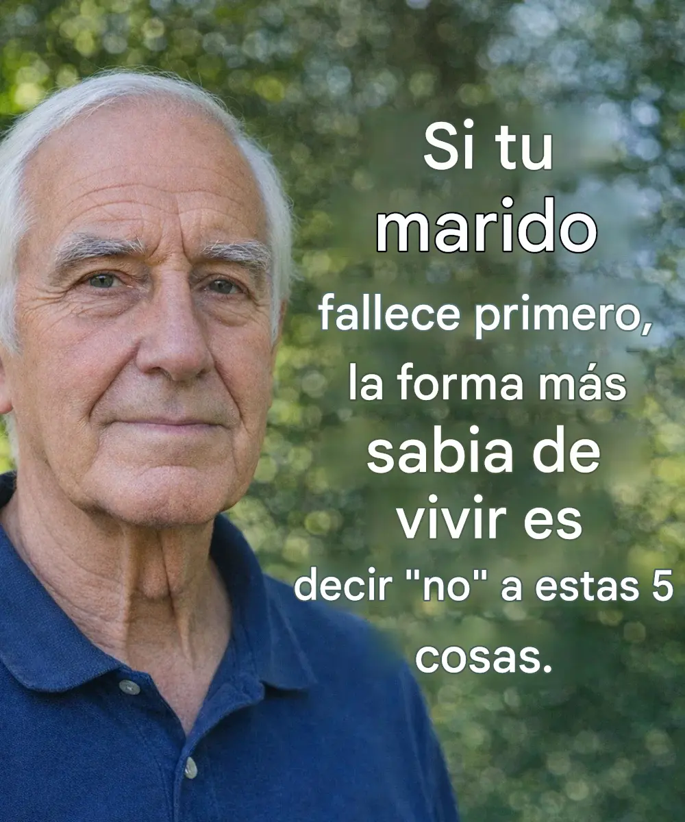 Si tu pareja fallece primero, evita estos 5 errores para vivir en paz y con fuerza después de los 60.