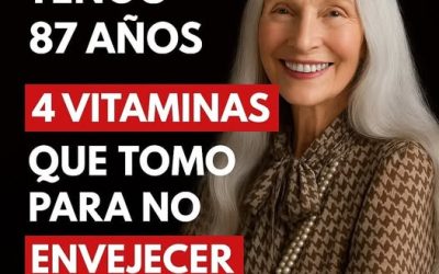 Las 4 vitaminas que toma esta mujer de 87 años para no envejecer (y tú también puedes)