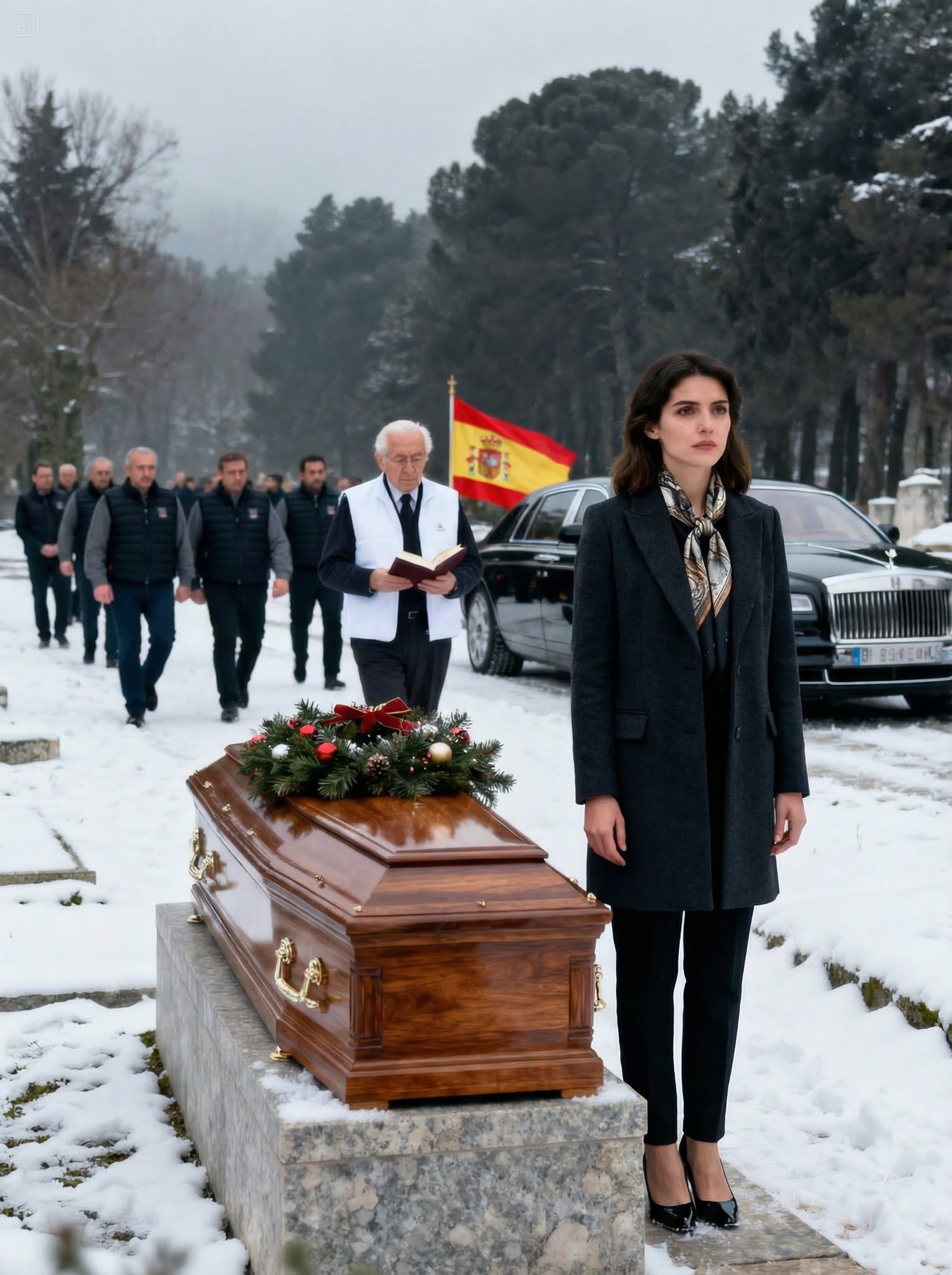 En el funeral de mi padre, mi marido se inclinó hacia mí y murmuró: “No te necesitamos aquí”. Yo solo sonreí.