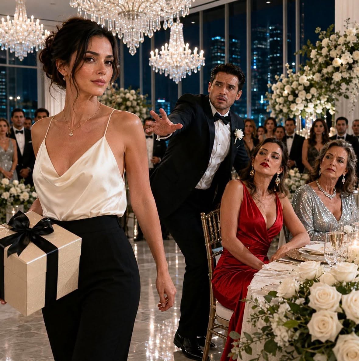 Ma belle-mère a fait asseoir la maîtresse de mon mari à la table familiale pendant le mariage et a encore osé me dire : « Une femme intelligente sait se taire » ; je suis partie sans crier, mais ce soir-là, j’ai ouvert le dossier qui aurait pu les faire couler.