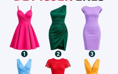 ELIGE EL VESTIDO QUE USARÍAS Y DESCUBRE QUÉ TIPO DE MUJER ERES.