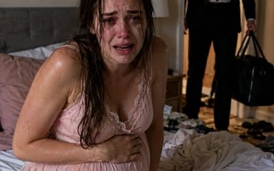 La noche que regresé temprano a casa de un viaje de negocios y encontré a mi esposa embarazada tirada en la oscuridad, con su camisón de seda al revés y el suelo cubierto de cristales rotos y manchas oscuras, algo helado me atravesó el pecho antes incluso de comprender lo que estaba viendo.