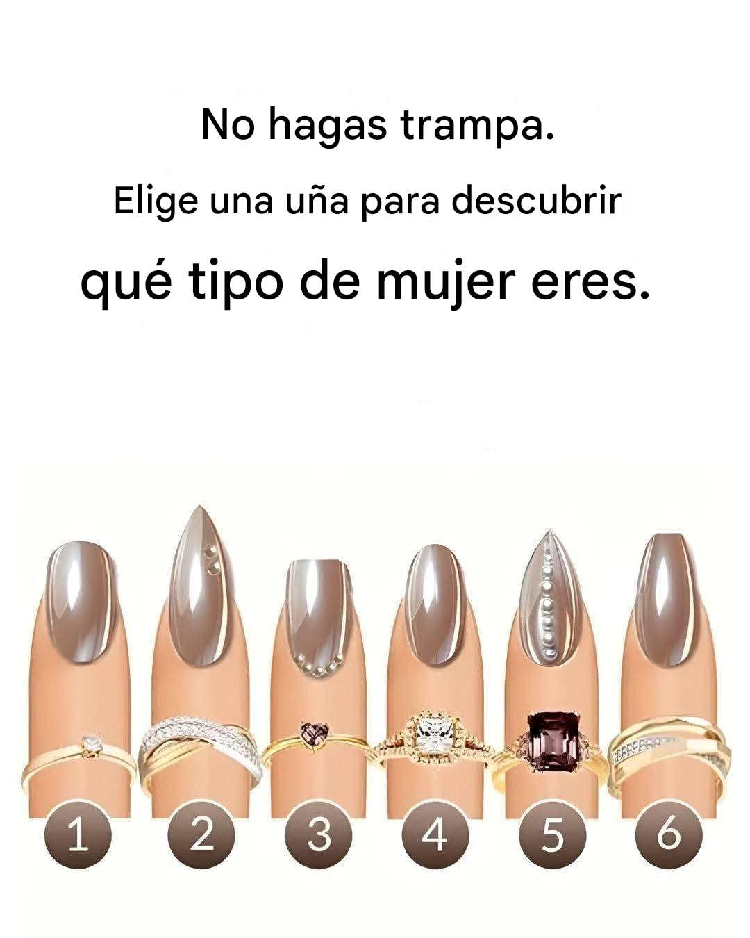 ¿Alguna vez te han dolido las uñas? Por favor, ten en cuenta que la mujer está contenta.