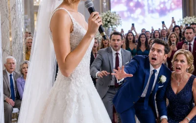 Quince minutos antes de mi boda, encontré a mis padres sentados detrás de una columna en dos sillas de plástico baratas, mientras que la adinerada familia de mi prometido ocupaba la primera fila como si fueran de la realeza. Mi madre susurró: «No arruines tu día, cariño». Pero algo dentro de mí se heló.