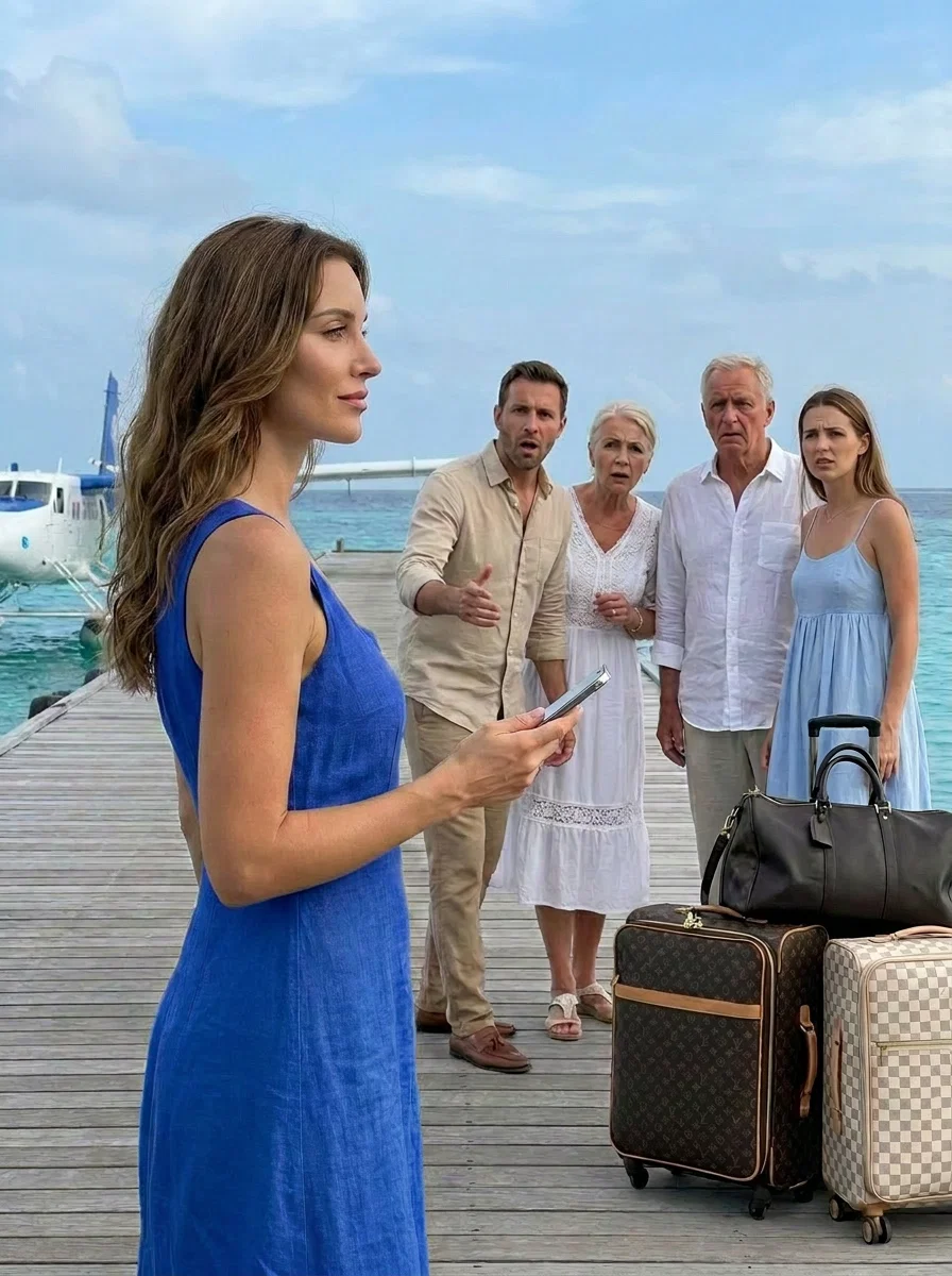 Reservé una isla privada para salvar mi matrimonio, pero él apareció con su madre y su ex: «Tú cocinarás mientras nosotros disfrutamos»… así que cancelé todo delante de ellos. «Tú cocinarás y limpiarás mientras nosotros disfrutamos de la playa, Lydia. Para eso está una esposa». Las palabras salieron de la boca de mi esposo allí mismo, en un muelle privado en los Cayos de Florida, frente a sus padres, frente a su exnovia y frente al piloto que nos esperaba para llevarnos en hidroavión a la isla privada que había reservado para nuestro aniversario. Me quedé paralizada, con las gafas de sol aún en la mano, el corazón latiéndome con fuerza, como si fuera a salirse del pecho. Llevábamos cinco años casados. Cinco años en los que Caleb Harrison presumía de relojes caros, cenas en el Harbor District, camisas italianas y coches de lujo, mientras todos creían que era un hombre de éxito. La realidad era muy distinta. La empresa de ciberseguridad que financiaba ese estilo de vida era mía. La había construido desde un pequeño apartamento en el West End, durmiendo tres horas por noche, rechazando fiestas, soportando deudas y burlas hasta convertirla en una empresa multimillonaria. Caleb trabajaba como gerente en una empresa de importación, pero su sueldo ni siquiera alcanzaba para la gasolina del coche que conducía. Aun así, seguía creyendo que podía salvar nuestro matrimonio. Por eso, para nuestro quinto aniversario, yo… Reservé una semana en una isla privada del Caribe: una villa con chef, personal completo, playa privada, transporte en hidroavión y total privacidad. Costó 150.000 dólares. Lo hice porque Caleb llevaba meses diciéndome que era fría, que mi empresa me había convertido en una mujer “sin hogar”, que necesitaba una esposa más presente.  Quería creerle.  La noche anterior al viaje, le di el itinerario en un sobre negro con letras doradas.  “Esto es para nosotros dos”, le dije. “Nada de reuniones, nada de llamadas, nada de distracciones. Solo tú y yo”.  Caleb apenas levantó la vista del teléfono.  “Espero que haya buena conexión a internet”, respondió. “No puedo desaparecer solo porque te sientas culpable”. Me dolió, pero me tragué el orgullo.  Al día siguiente llegué al muelle treinta minutos tarde por una emergencia en el trabajo. Esperaba encontrarlo solo, tal vez molesto, tal vez impaciente. Pero no.  Caleb estaba allí con su madre, Doña Graciela, su padre, Margot, y Tessa, su exnovia de la universidad, vestida con un vestido de lino blanco como si fuera la invitada de honor. Tessa le tocó el brazo con familiaridad.  Margot me miró de arriba abajo, como siempre.  —Menos mal que estás aquí —dijo Caleb—. Invité a mis padres y a Tessa. Está pasando por un mal momento. Además, la isla es enorme.  —¿Invitaste a tu ex a nuestro aniversario? —pregunté con la garganta anudada.  Sonrió con fastidio.  —No empieces con tus dramas de CEO. Puedes encargarte de cocinar y de la limpieza. Te vendría bien hacer algo útil con las manos.  Entonces Margot me dio el golpe final: —Es lo mínimo que puedes hacer con el dinero de mi hijo. Miré a Caleb. No la corrigió. Simplemente se ajustó las gafas de sol y sonrió. Yo también sonreí. Pero mi sonrisa ya no era la de una esposa dolida. Era la sonrisa de una mujer que acababa de despertar. Y nadie en ese muelle tenía idea de lo que iba a suceder a continuación… (Sé que todos tienen mucha curiosidad por la siguiente parte, así que si quieren leer más, ¡dejen un comentario con un “SÍ” abajo!) 👇👇
