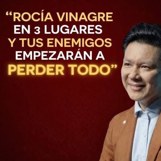 3 lugares secretos donde el vinagre atrae riqueza y aleja todo lo malo.😱😱🤯🤯 … Ver más👇🏻👇🏻