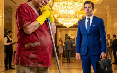 Tras buscar desesperadamente a su esposa desaparecida durante casi un año, un acaudalado millonario entró en un hotel de lujo y la encontró embarazada de nueve meses, fregando el suelo. Su alivio se convirtió en horror absoluto cuando ella rompió a llorar y reveló la siniestra traición de su propia madre.