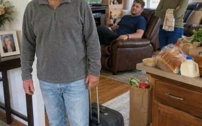 Mi hija me dio a elegir: obedecer a su marido o irme de casa. Así que sonreí, hice la maleta y salí sin decir palabra. Siete días después, me desperté con veintidós llamadas perdidas y un mensaje que jamás pensé que recibiría.  Cuando Tiffany me dijo que tenía que hacer lo que Harry quería o irme, no grité.  No discutí.  No golpeé la encimera con la mano.  Y no le recordé todas las facturas que había pagado en silencio, todas las compras que había traído, ni todos los ahorros de mi jubilación que había regalado porque creía que eso era lo que debía hacer un padre.  Simplemente sonreí.  Luego cogí mi maleta y dejé la casa por la que había pagado toda mi vida.  Tiffany pensó que me rendiría como siempre. Esperaba que me disculpara, entrara en la cocina y sirviera a Harry solo para evitar otra pelea.  Pero aquella tarde de sábado en Kalispell, Montana, algo dentro de mí finalmente se calmó.  Mis llaves aún estaban calientes en mi mano cuando entré por la puerta principal. Las bolsas de la compra se me clavaban en las muñecas. La luz del sol primaveral se filtraba por las cortinas e iluminaba el suelo de madera que Martha y yo habíamos restaurado juntas veinte años atrás.  Afuera, la bandera de un vecino ondeaba suavemente con la brisa de la montaña. Más adelante, una cortadora de césped zumbaba como si el mundo no se diera cuenta de que mi vida estaba cambiando.  Dentro de mi casa, Harry estaba recostado en mi sillón reclinable de cuero.  No era un sillón cualquiera.  Martha me había comprado ese sillón antes de que el cáncer se la llevara. Fue el último regalo de cumpleaños que me hizo. Solía ​​sentarme allí por las noches con una taza de café en la mano, escuchando el silencio y fingiendo que ella seguía moviéndose por la cocina.  Ahora mi yerno tenía los pies en alto como si todo a su alrededor fuera suyo. Una botella de cerveza medio vacía colgaba de sus dedos. El partido de baloncesto retumbaba en la televisión, y el control remoto descansaba sobre su estómago como un trofeo.  Ni siquiera giró la cabeza. —Viejo —dijo, con la mirada fija en la pantalla—, tráeme otra cerveza de la nevera mientras estás ahí parado.  Dejé las bolsas de la compra en el suelo.  La leche y el pan cayeron con un golpe sordo. Las asas de plástico me habían dejado marcas rojas en las palmas de las manos.  —¿Perdón? —pregunté.  —Me oíste —dijo Harry—. Una Corona. No esa cerveza barata que bebes.  Una opresión fría se instaló en mi pecho.  Le había comprado esas Coronas. Había usado parte de mi pensión para comprar cerveza que jamás probaría, solo porque Tiffany dijo una vez que a Harry le gustaba tomar algo decente después del trabajo.  Lo había llamado amabilidad.  Solo un pequeño pago más por la paz.  —Harry —dije con calma—, acabo de llegar a casa. Primero tengo que guardar la compra.  Solo entonces me miró.  Su expresión me resultaba familiar: la de un hombre ofendido porque me atreviera a ponerle límites. —¿Cuál es el problema? —preguntó—. Ya estás de pie. Estoy cómodo.  —El problema —dije— es que esta es mi casa.  Harry bajó los pies al suelo.  Luego se puso de pie lentamente, usando su tamaño como una amenaza. Tenía treinta años, era de hombros anchos y tenía la arrogancia de un hombre que nunca había construido nada, pero que aun así creía tener derecho a gobernar.  Pero yo había trabajado treinta años en la banca. Me había sentado frente a hombres que creían que gritar les daba la razón.  Harry no me asustaba.  Solo me entristecía.  —¿Tu casa? —rió—. Qué gracioso, considerando que tu hija y yo vivimos aquí.  —Viven aquí porque yo lo permití.  —Pagamos las cuentas.  —Con mi dinero.  —Detalles. —Se acercó, aún con la cerveza en la mano—. Escucha, Clark. ¿Quieres que haya paz por aquí? Entonces coopera. Es sencillo.  La puerta de la cocina se abrió.  Tiffany entró con un paño de cocina en la mano, con el pelo rubio recogido de forma informal. Miró a Harry, luego a mí, y después a las bolsas de la compra que estaban cerca de la puerta.  —¿Qué pasa?  —Tu padre está armando un escándalo —dijo Harry—. Le pedí una cerveza y ahora actúa como si hubiera cometido un crimen.  Tiffany me miró con decepción.  No te preocupes.  —Papá —dijo—, solo tráele la cerveza. No vale la pena discutir.  La miré fijamente.  Por un instante, busqué en su rostro a la niña que solía acurrucarse en mi regazo durante las tormentas y susurrar: «Que no se rompa el cielo, papá».  Pero esa niña ya no estaba.  Ahora estaba de pie junto a su marido.  Harry siguió caminando.  “¿Ves, Clark? Así es como funciona ahora. Vives en nuestra casa. Ayudas. Cuando te pido algo, lo haces sin quejarte.”  “¿Nuestra casa?”, repetí.  “Así es”, dijo Tiffany.  Luego se acercó a Harry como si lo hubieran planeado juntos.  “Papá, tienes que decidir ahora mismo. O ayudas a Harry y haces lo que te pide, o recoges tus cosas y te vas.”  Sus palabras quedaron suspendidas en el aire como humo.  Harry sonrió con suficiencia, convencido de que ya había ganado.  Miré a mi hija por última vez.  “De acuerdo”, dije en voz baja.  Harry se recostó, satisfecho.  “Bien. Ahora, hablemos de la cerveza.”  Recogí las bolsas de la compra y las coloqué ordenadamente sobre la encimera de la cocina.Se dirigió al mostrador y se giró hacia el pasillo.  «Yo empacaré».  La historia completa continúa abajo 👇