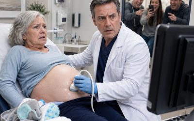 A los 66 años, Larisa llegó al ginecólogo con una bolsa de pañales, jurando que estaba embarazada… pero cuando el doctor vio el ultrasonido, pidió que sus hijos salieran de inmediato.