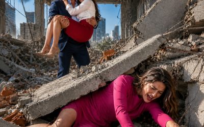 Durante el terremoto, quedé atrapada entre los escombros con mi hijo febril, pero mi esposo llevó a su secretaria con un esguince hasta la ambulancia. Justo entonces, mi padre llegó en helicóptero…
