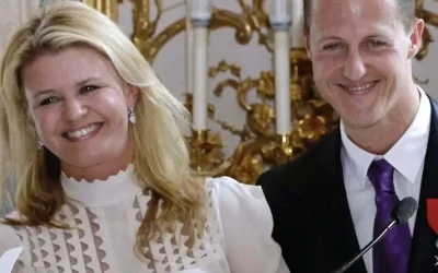 La boda de Gina Schumacher: una aparición discreta del campeón, diez años después de su última aparición pública.