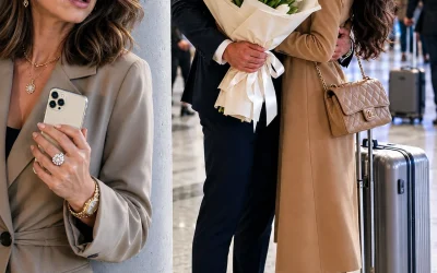Me di cuenta de que mi matrimonio había terminado mientras me escondía tras una columna de hormigón en el Aeropuerto Internacional de Dallas/Fort Worth.  No porque sorprendiera a mi marido besando a otra mujer.  No porque me mintiera.  Sino porque lo vi sonreírle de una forma que no me había sonreído a mí en años, y en ese instante, dejé de tener el corazón roto y empecé a hacer planes. Mi teléfono vibró en mi mano.  «Reserva la tarde de mañana, Madison. Tengo algo especial planeado. Quiero que te sientas la mujer más importante de mi mundo».  Casi me eché a reír. A unos seis metros de distancia, mi marido, el Dr. Ethan Carter, uno de los cardiólogos más admirados de Texas, estaba de pie cerca de la terminal de llegadas con un ramo de tulipanes blancos, como un hombre esperando al amor de su vida. Ethan odiaba comprarme flores.  En quince años de matrimonio, las había llamado «irresponsables financieramente» incontables veces. En nuestro último aniversario, me regaló un reloj inteligente y me explicó con orgullo cómo mejoraría mi eficiencia diaria.  ¿Pero esos tulipanes?  No eran flores de supermercado compradas a toda prisa.  Estaban cuidadosamente arreglados, envueltos en papel color crema con cinta de satén, del tipo que se encarga con antelación a una floristería de lujo.  Y yo sabía la diferencia.  Soy dueña de una empresa de diseño de eventos de lujo en Dallas. He organizado bodas millonarias, galas benéficas y eventos para recaudar fondos con celebridades. Las flores cuentan historias. Revelan esfuerzo. Intención. Emoción.  Esos tulipanes eran una carta de amor.  Entonces apareció ella.  Alta. Elegante. Impecable sin esfuerzo.  Su abrigo color camel le quedaba perfecto mientras arrastraba una maleta de diseño por el suelo de la terminal. Su cabello oscuro caía en suaves ondas sobre un hombro, y se movía con la seguridad de una mujer que ya sabía que era deseada.  Sophia Bennett.  La reconocí al instante.  Trabajaba para una empresa de tecnología médica que recientemente se había asociado con el hospital de Ethan. Durante el último año, su nombre había aparecido constantemente: eventos para recaudar fondos, conferencias, cenas con donantes.  Cada vez que mencionaba lo familiares que me resultaban, Ethan me ignoraba.  «Te lo estás imaginando, Madison».  «Estás siendo paranoica».  «No todo se trata de infidelidad».  Pero cuando Sophia lo vio, su rostro se iluminó.  ¿Y Ethan?  Dios mío.  Hacía años que no lo veía tan vivo.  Levantó el ramo y ella se lanzó directamente a sus brazos como si perteneciera a ese lugar.  Sin incomodidad.  Sin vacilación.  Cómodo.  Experimentado.  Íntimo.  El tipo de abrazo que solo se logra tras muchos ensayos.  Me quedé paralizada tras la columna mientras los viajeros pasaban corriendo arrastrando maletas y gritando por teléfono, pero lo único que oía era el latido de mi sangre en mis oídos.  Esperaba rabia.  Lágrimas.  Humillación. En cambio, sentí algo más frío. Certeza.  Y la certeza es peligrosa. Ethan se inclinó y susurró algo que hizo que Sophia riera suavemente contra su hombro. Luego le quitó el asa de la maleta de la mano como si fuera algo natural. En ese preciso instante comprendí dos cosas: Primero, mi marido me había estado mintiendo durante mucho tiempo. Segundo, la “sorpresa especial” de mañana por la noche no tenía nada que ver con salvar nuestro matrimonio. Volví a mirar el mensaje de texto. Mañana por la noche. La gala de la Fundación Médica Whitestone. Quinientos invitados. Médicos. Inversores. Periodistas. Donantes. Y Ethan planeaba pararse en el centro del salón, creyendo que controlaba la situación. Lo que no sabía era que yo había pasado quince años organizando eventos impecables para gente poderosa. Sabía perfectamente cómo arruinar uno.  Guardé el teléfono en mi bolso discretamente y me marché antes de que me vieran. Porque la mujer más peligrosa de la sala no es la que grita en público.  Es la que sonríe mientras planea el momento preciso.  Y para cuando Ethan subiera al escenario del salón de baile la noche siguiente, no tendría ni idea de lo que le esperaba.  Ni de quién más lo estaría observando.  …La historia completa está en el comentario 👇👇