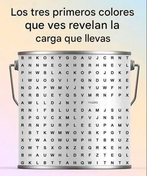 The First Three Colors You See Reveal The Burden You Carry