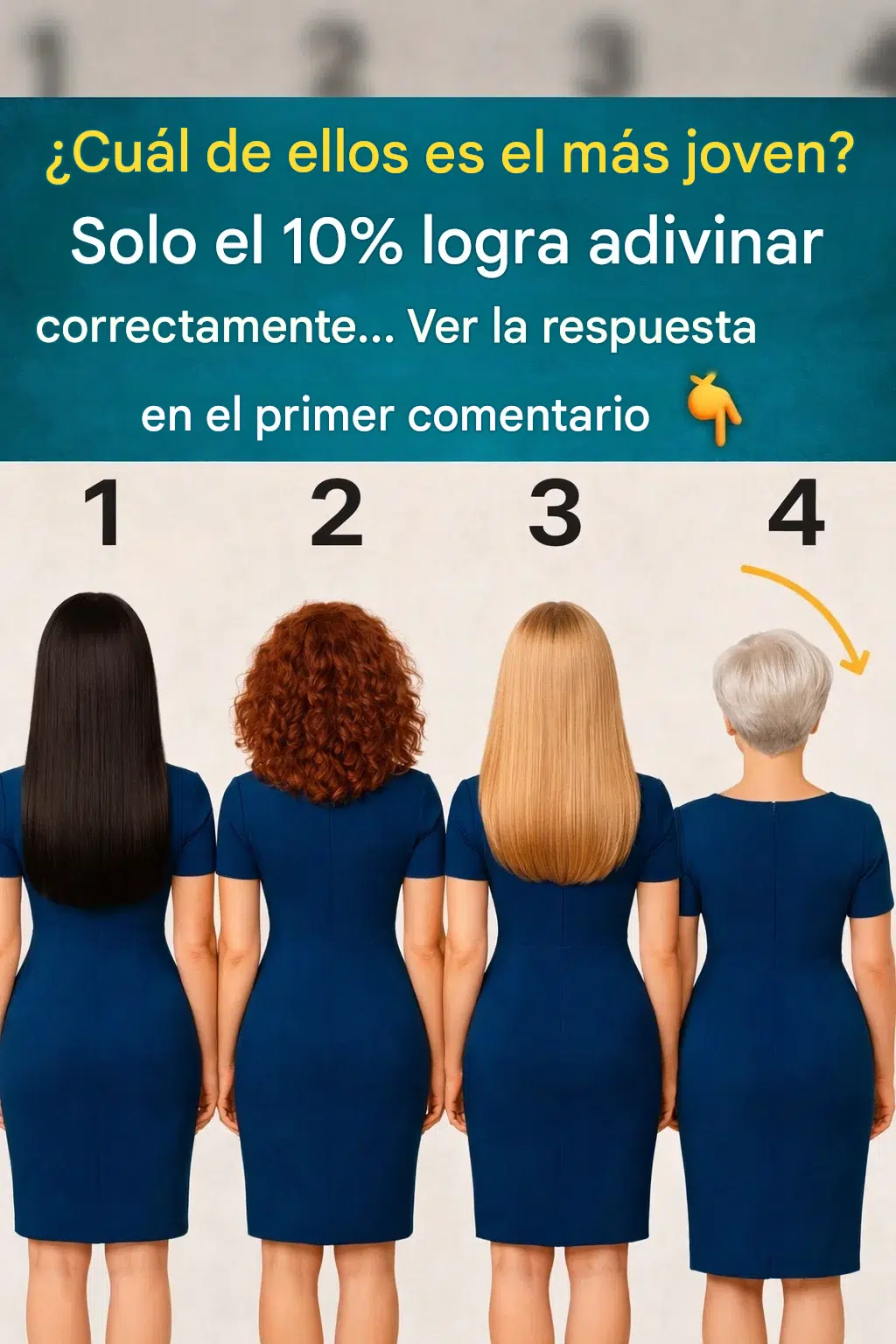 ¿Podrás averiguar quién es el más joven?👇