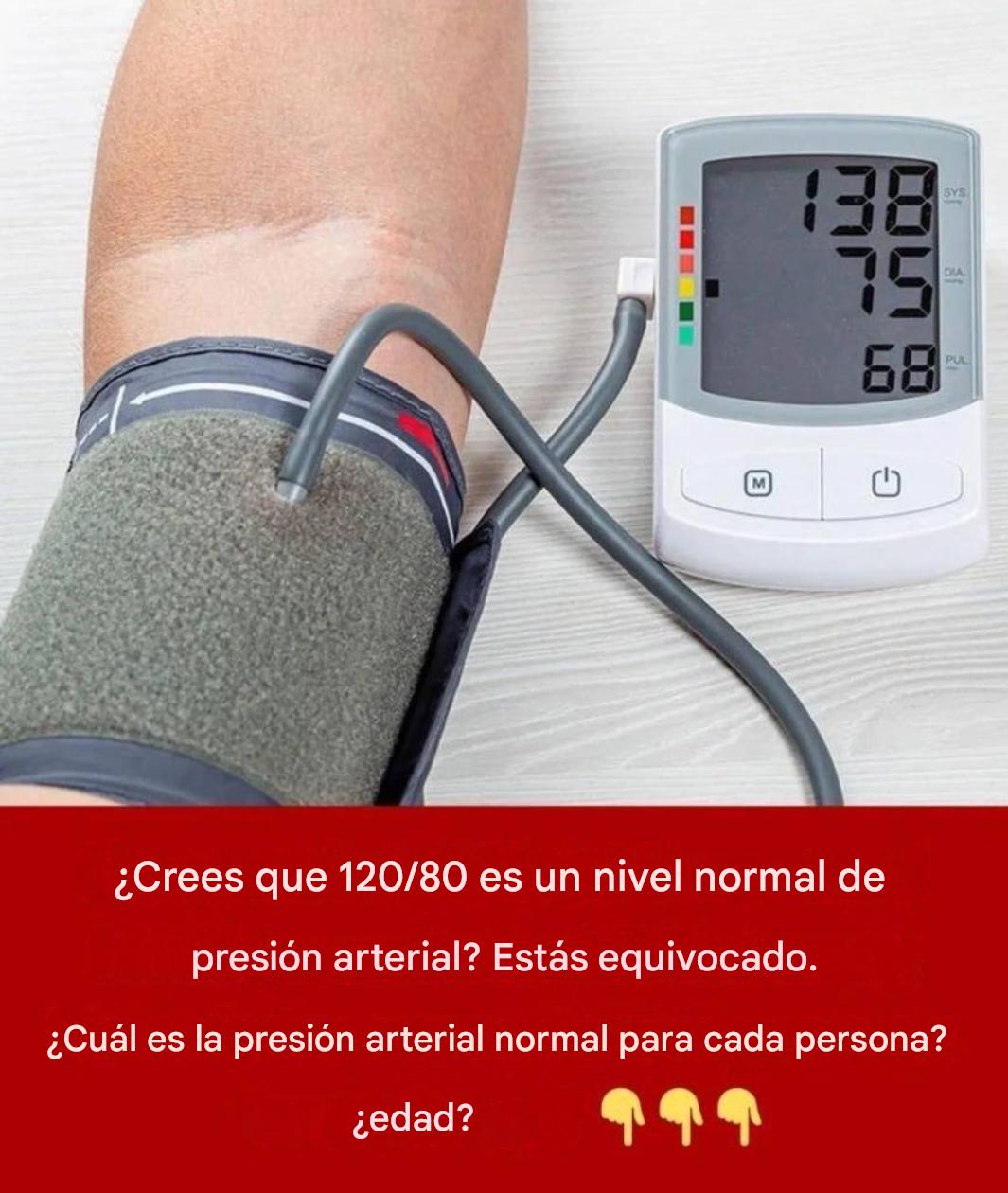 Todos hemos cometido este error alguna vez. ¿Cuál es la presión arterial normal para cada grupo de edad?