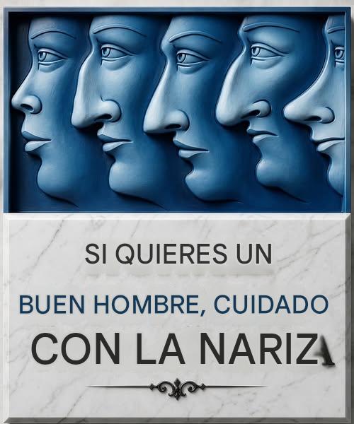 “Si quieres un buen hombre, mírale la nariz”: mi madre me enseñó este truco y ya no lo echo de menos en las primeras citas.👇