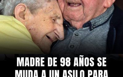 Madre de 98 años se muda a un asilo para cuidar a su hijo de 80