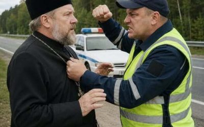 Un policía de tránsito le exigió un soborno a un anciano sacerdote… Pero bajo la sotana se escondía un coronel retirado. Apenas dos minutos después, ocurrió algo que nadie esperaba…😲😲😲