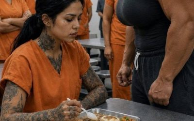 La reclusa más temida decidió humillar a la recién llegada, quitándole la comida delante de todas las demás internas.