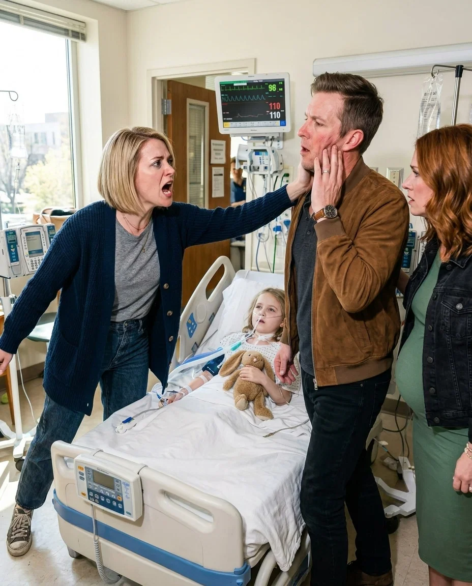 Mi esposo y mi hermana se rieron mientras mi hija Holly agonizaba en la cama del hospital. Luego él sonrió con malicia y dijo: «Holly tuvo una buena vida. Necesitamos ese dinero para mi hijo con tu hermana».