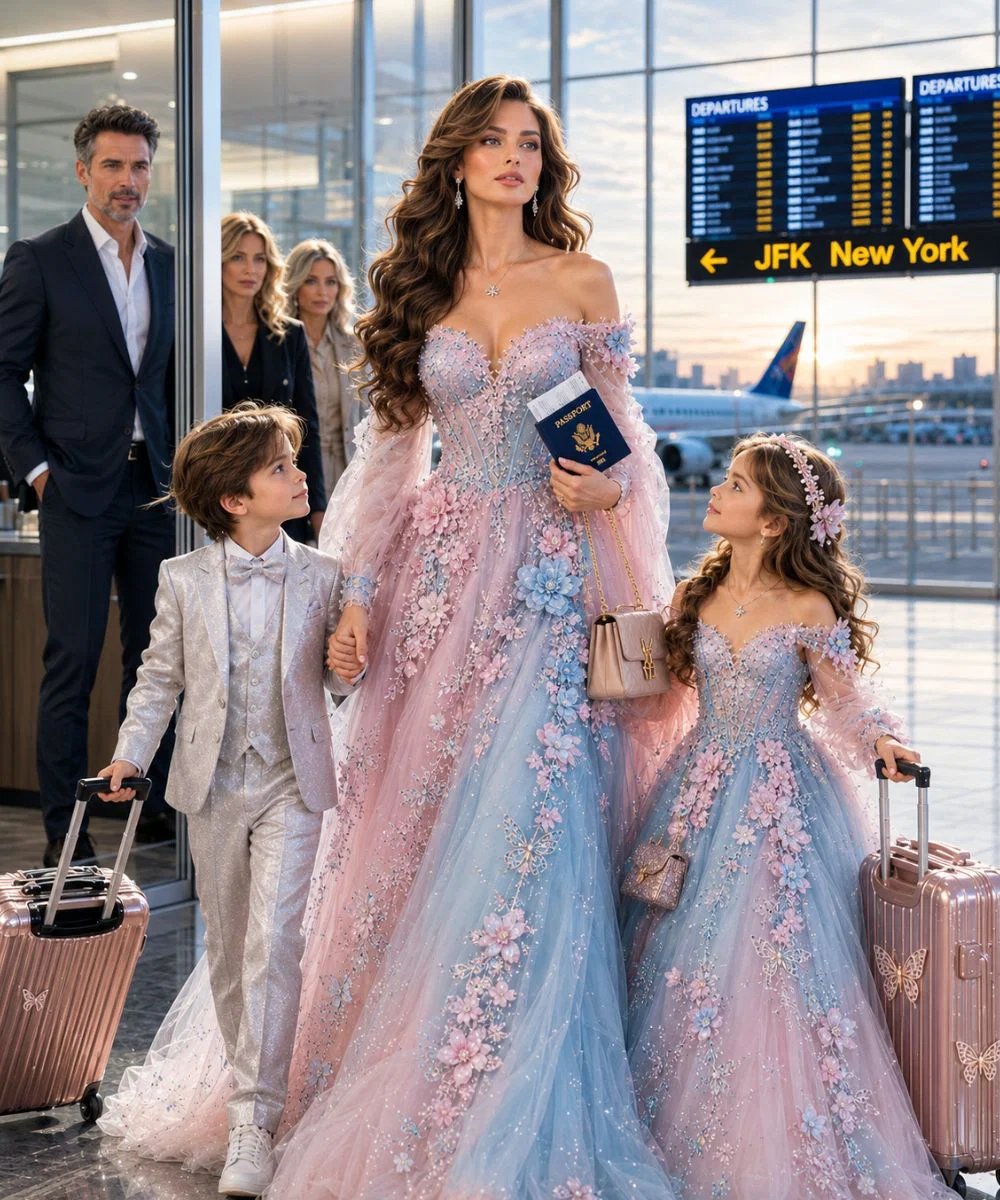 Ocho minutos después de nuestro divorcio, mi ex dijo que no había nada que valiera la pena dividir; entonces llevé a nuestros hijos y las pruebas al aeropuerto JFK.